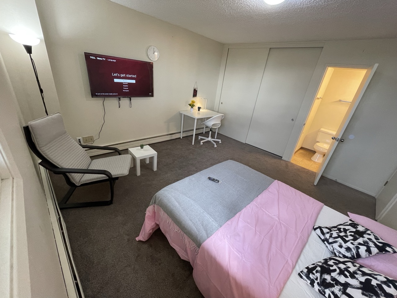 Master Bedroom With A Private Washroom